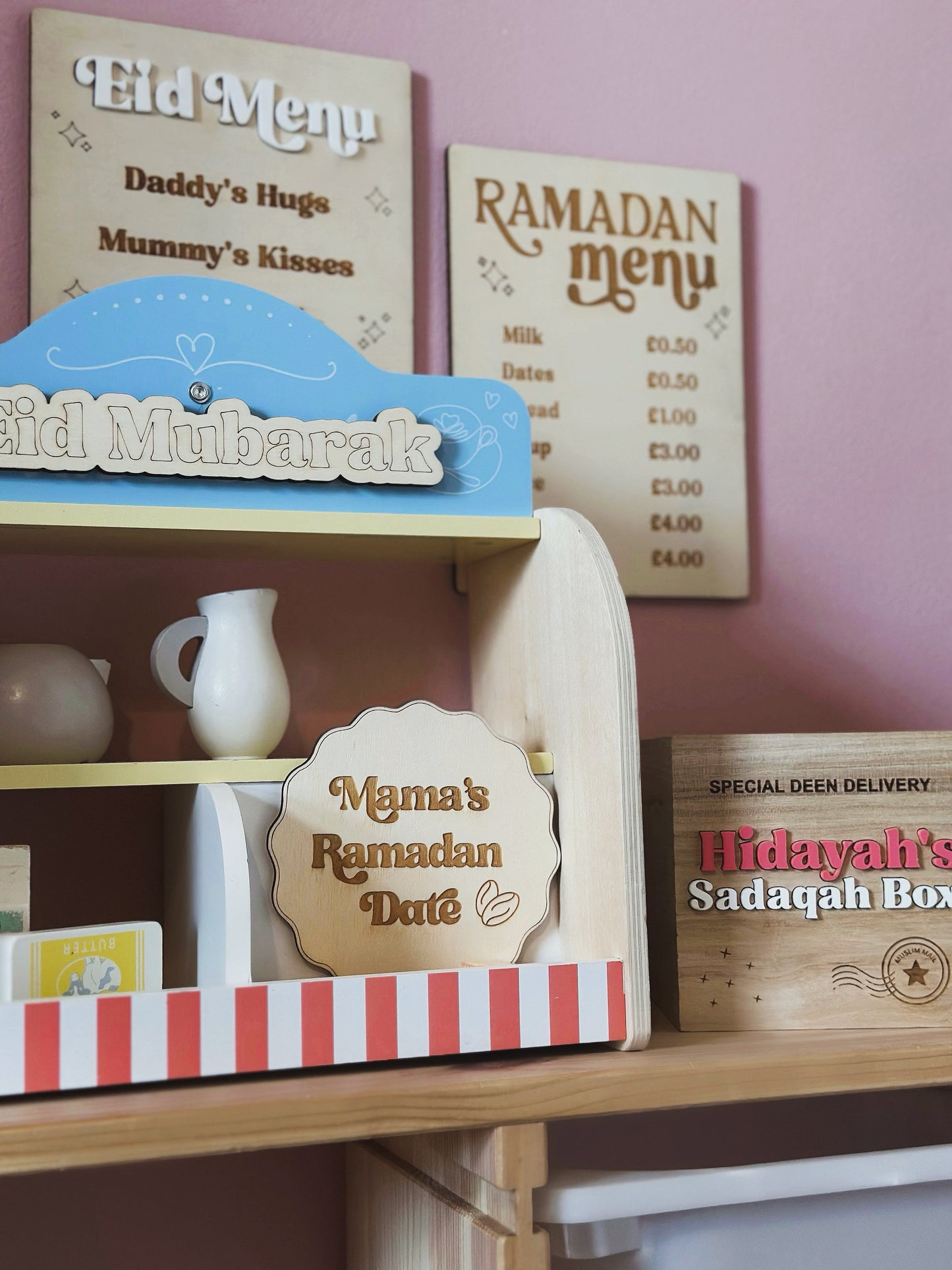 Mama's Ramadan Date Wooden Plaque