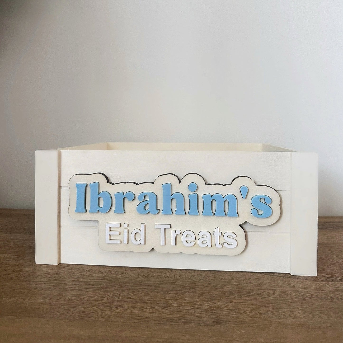 Personalised Eid Treats Crate Box for Eid Gifting