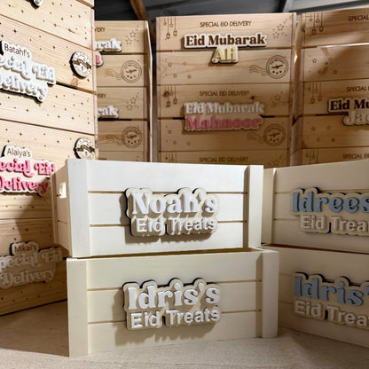 Personalised Eid Treats Crate Box