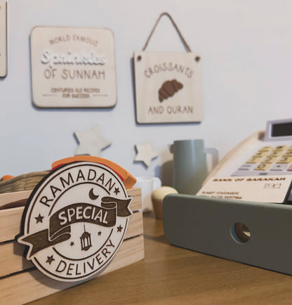 Sprinkles of Sunnah Cafe Themed Plaque