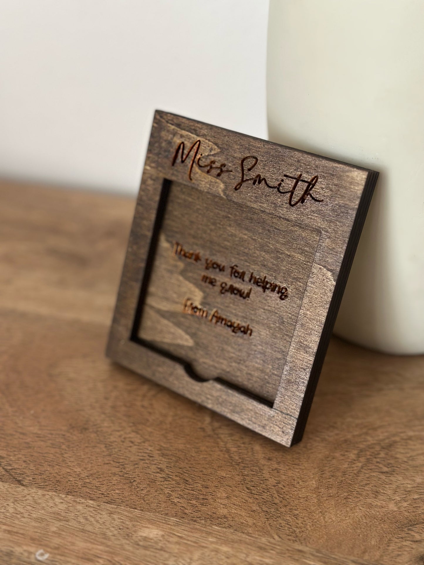 Personalised Teacher Post-it Note Holder (4 Styles)