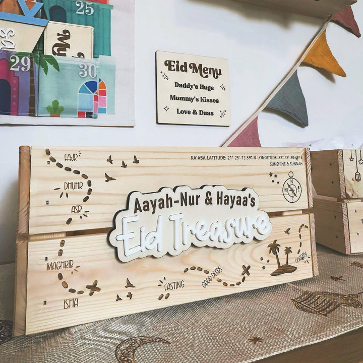 Moons & Stars Wooden Islamic Gifts & Decor | Treasures for Eid Ramadan ...
