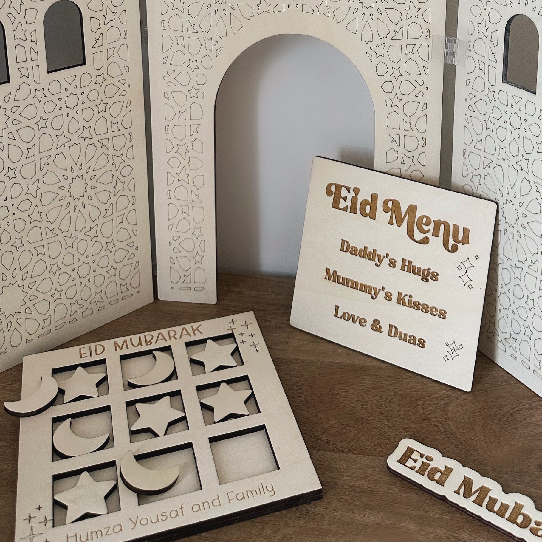 Eid Mubarak Eid Tic Tac Toe Ramadan Gift