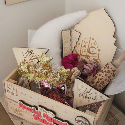 Wooden Eid Colouring Plaques (Perfect Gift Bag/Box Fillers)