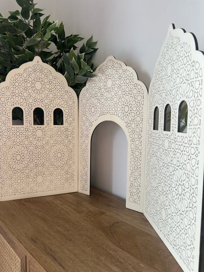 Mini Masjid Display Stand Wooden Islamic Gifts