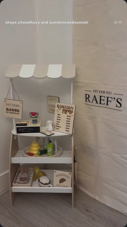 Personalised Baker of Barakah Cafe Themed Hanging Pennant
